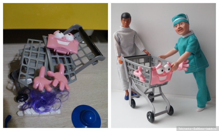 Первая выписка ноября. Борис Анатольевич и механик Аркадий чинили тележку. Как загладить покусы на пластике (фото 6)