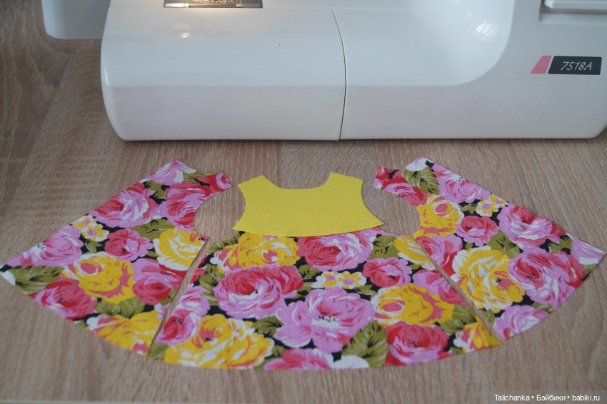 Выкройка платьица и туфелек для Кирово-Чепецкой Оли 34 см ростом (фото 2)