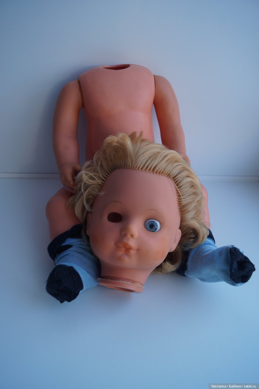 Третья выписка ноября. Покраска выгоревшего пластика. Удаляем жир с волос. Заклеиваем разрыв глазницы ГДРчика