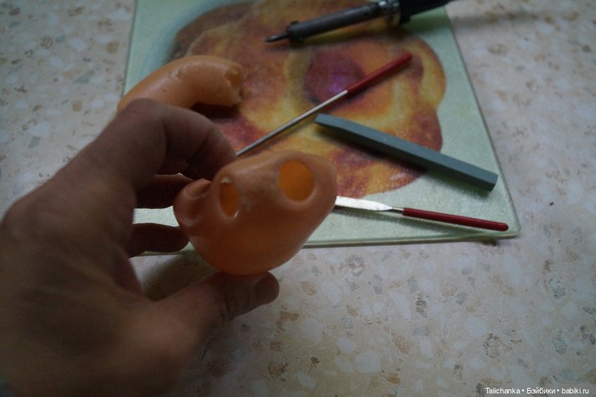 Первая выписка декабря. Сложная пайка оторванного диска ноги. Пациент, которого паять нельзя, склеить можно. Переделка