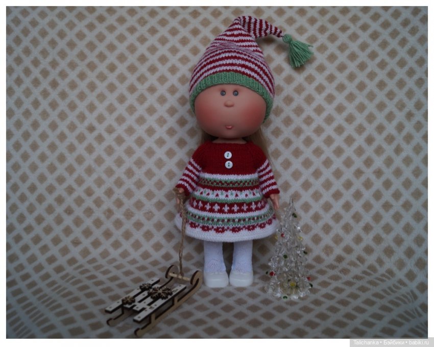 Продолжение новогоднего вязания. Для булочек Миечек | Бэйбики Продолжение новогоднего вязания. Для булочек Миечек (фото 9)