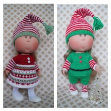 Продолжение новогоднего вязания. Для булочек Миечек