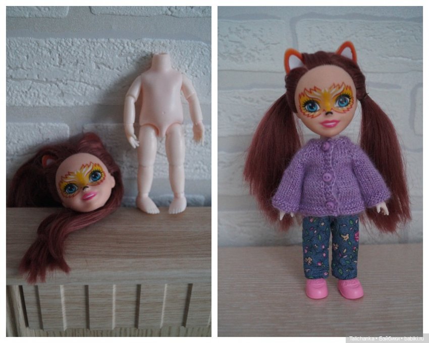 Вторая выписка декабря. Из запчастей получилась новая куколка. Делаем новый шейный шарнир, сборная куколка из разных