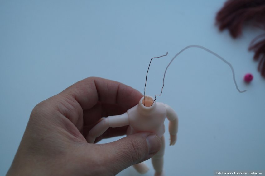 Вторая выписка декабря. Из запчастей получилась новая куколка. Делаем новый шейный шарнир, сборная куколка из разных