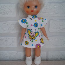 Выкройка фланелевого платьица для Валечки Кирово-Чепецк  ростом 23 см