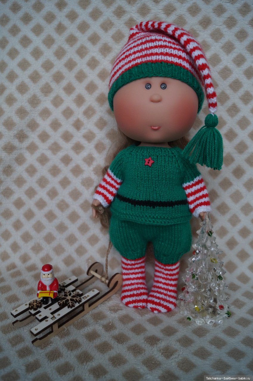 Продолжаю новогоднее вязание. И снова на булочек | Бэйбики Продолжаю новогоднее вязание. И снова на булочек (фото 5)