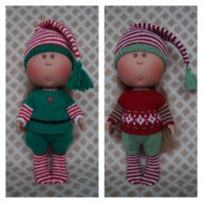 Продолжаю новогоднее вязание. И снова на булочек