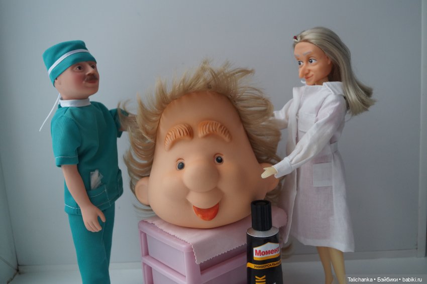 Третья выписка декабря. Сложный пациент с отсутствием волос, переломом тазобедренного сустава - вылечен. Как загладить ожоги на лице куклы | Бэйбики Третья выписка декабря. Сложный пациент с отсутствием волос, переломом тазобедренного сустава - вылечен. Как загладить ожоги