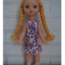 Выкройка простого платьица для Милы АСКИМ ростом 30 см