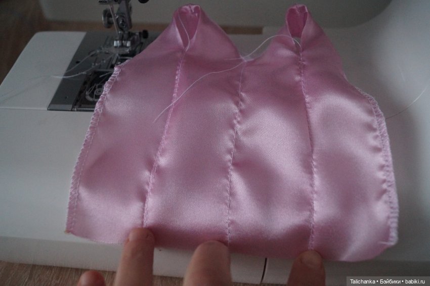 Выкройка платья с драпировкой для Санди, Сюзи и других девушек-подружек Барби (фото 8)