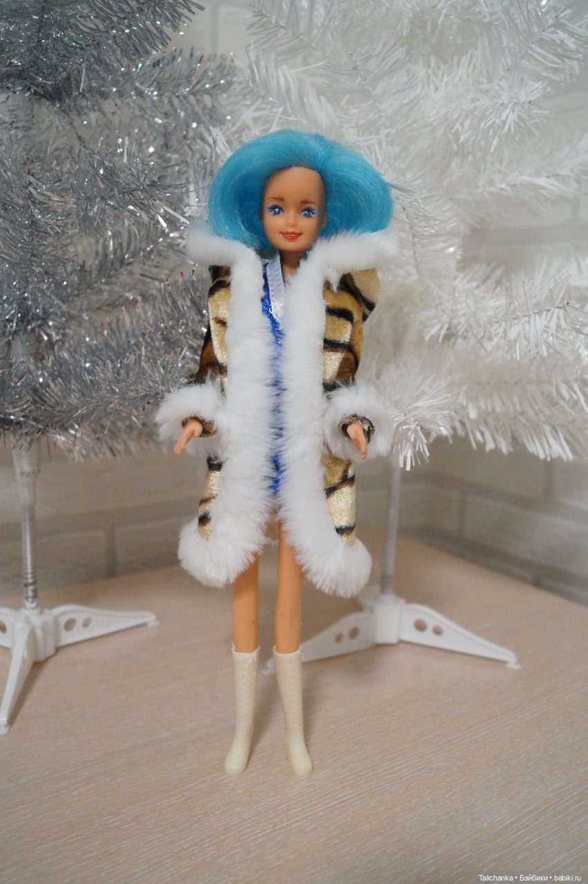 Выкройка шубки для Санди, Сюзи и других девушек-подружек Барби
