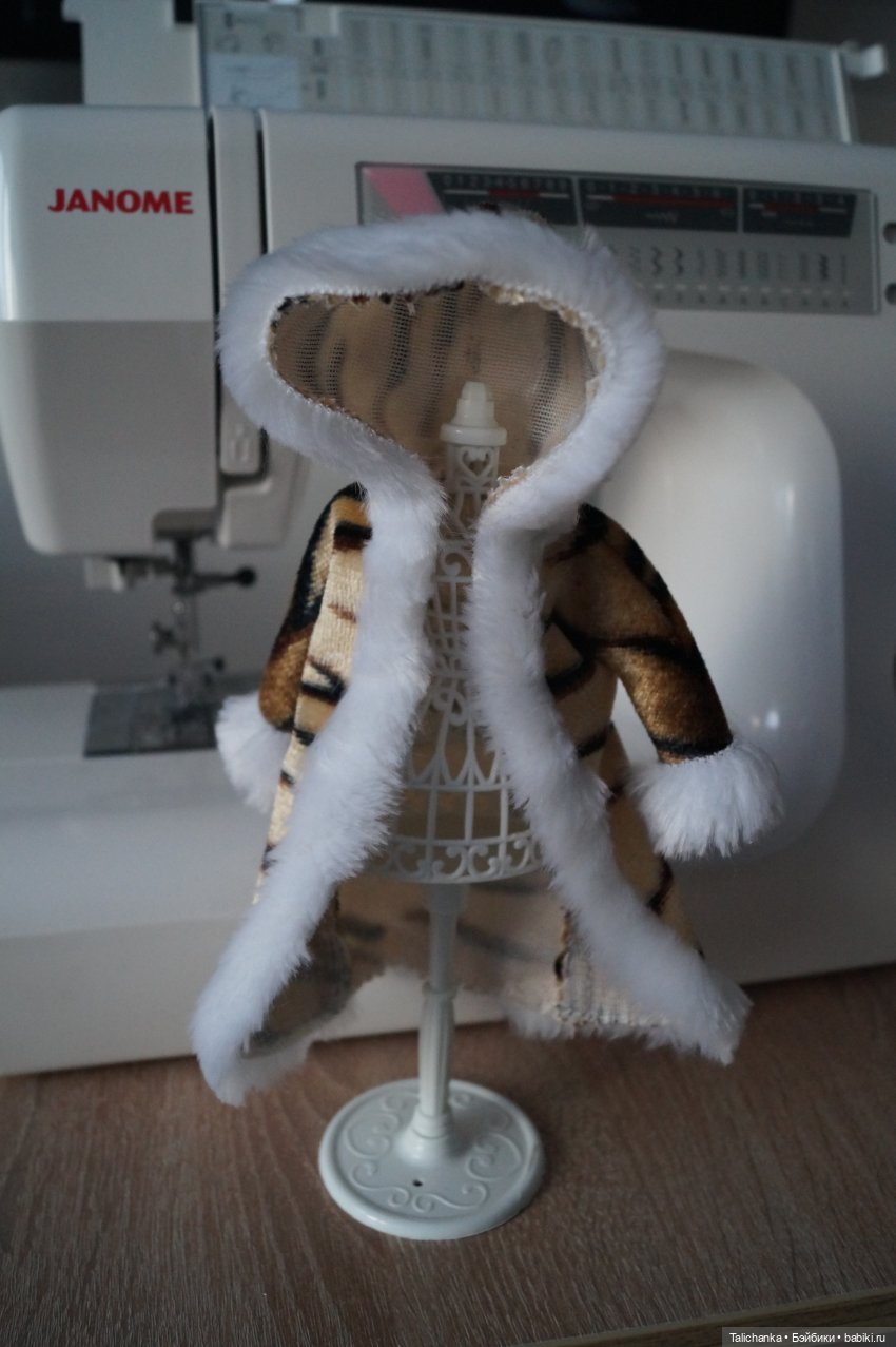 Выкройка шубки для Санди, Сюзи и других девушек-подружек Барби (фото 7)