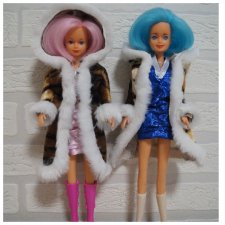 Выкройка шубки для Санди, Сюзи и других девушек-подружек Барби