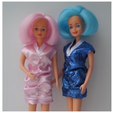 Выкройка платья с драпировкой для Санди, Сюзи и других девушек-подружек Барби