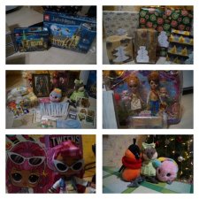 Новогодние подарки, посылочки от подруги