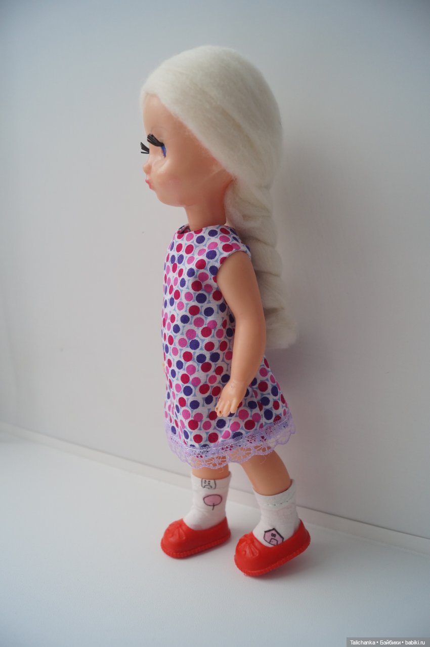 Выкройка платьица А-силует для Веты АСКИМ ростом 25 cм (фото 10)