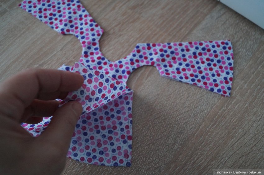 Выкройка платьица А-силует для Веты АСКИМ ростом 25 cм (фото 6)