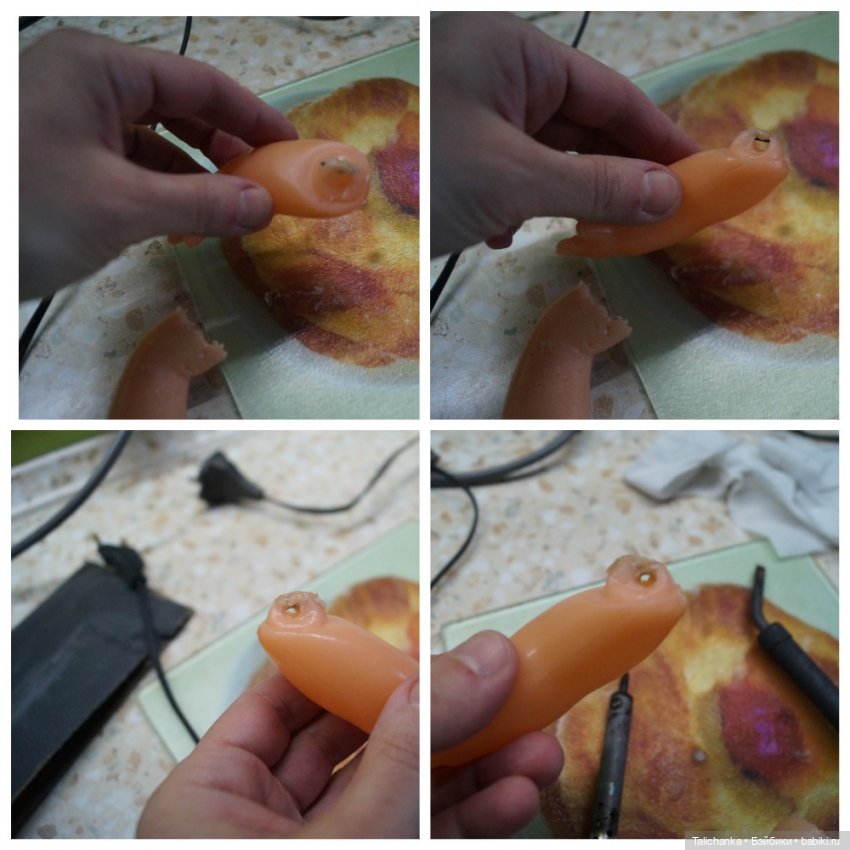 Третья выписка января. Лечение советской куклы: пайка крепления руки, новые реснички, допрошивка волос. Ремонт шеи винтажной