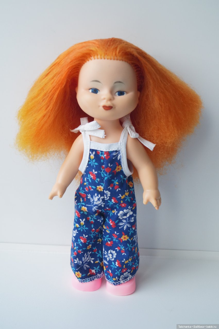 Выкройка комбинезона для Киры фабрики Кругозор, ростом 26 см