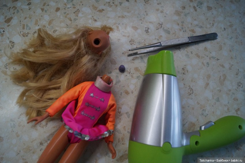 Третья выписка января. Лечение советской куклы: пайка крепления руки, новые реснички, допрошивка волос. Ремонт шеи винтажной