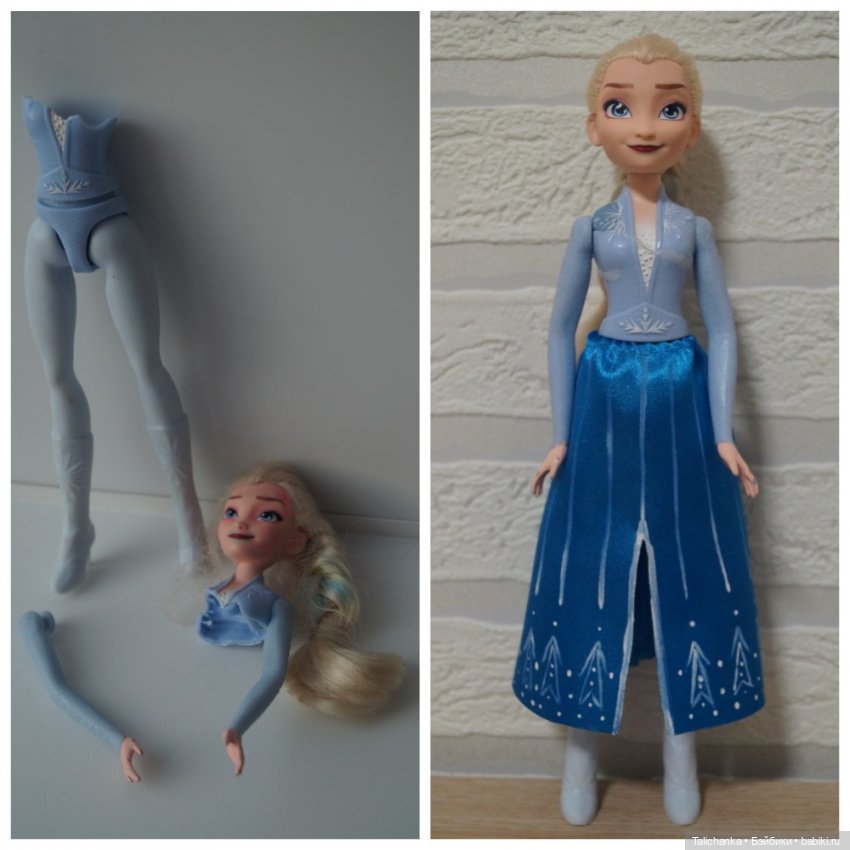 Вторая выписка февраля. Чудо рождения новой кукольной жизни. Разбитая куколка с утратой кусочка пластика - выздоровела.