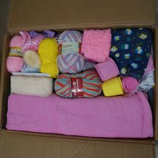 Посылка с тканями