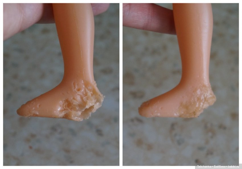 Третья выписка февраля. Паяю пяточку, которую сгрыз зверёк. Восстанавливаю волосы. Пеппи Длинныйчулок выздоровела