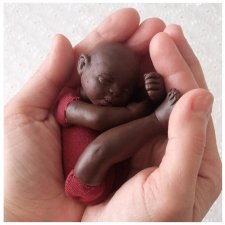 Выкройка тела для малыша из запекаемой пластики