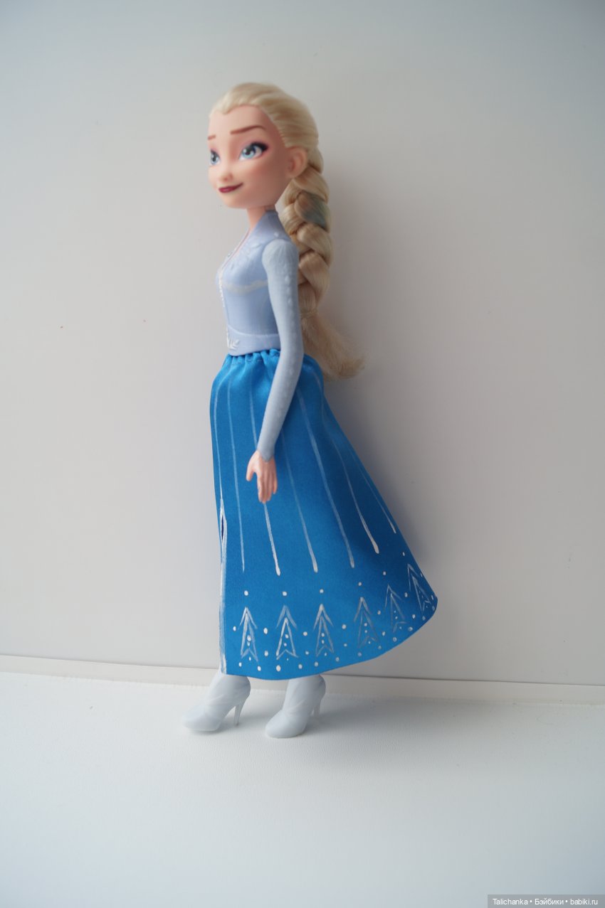 Выкройка юбочки для Эльззы Disney Hasbro Frozen 27 см ростом (фото 6)