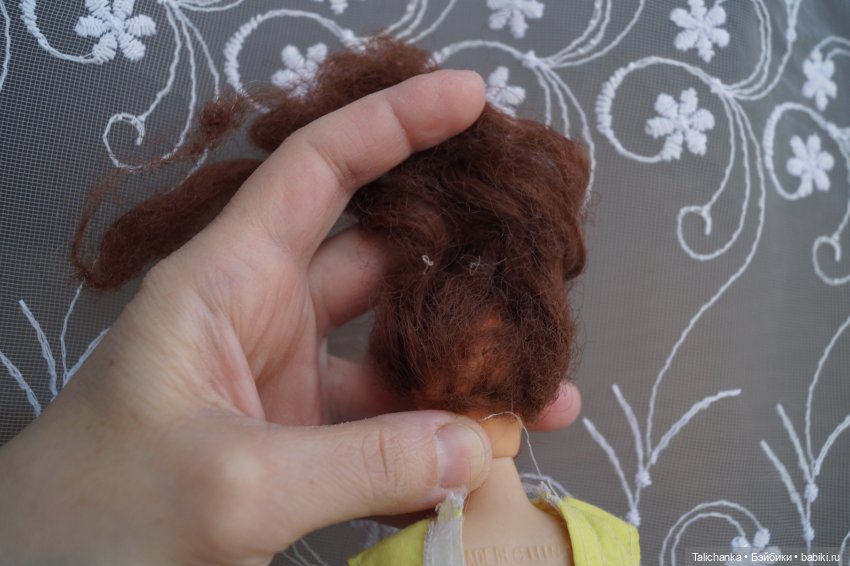 Третья выписка февраля. Паяю пяточку, которую сгрыз зверёк. Восстанавливаю волосы. Пеппи Длинныйчулок выздоровела