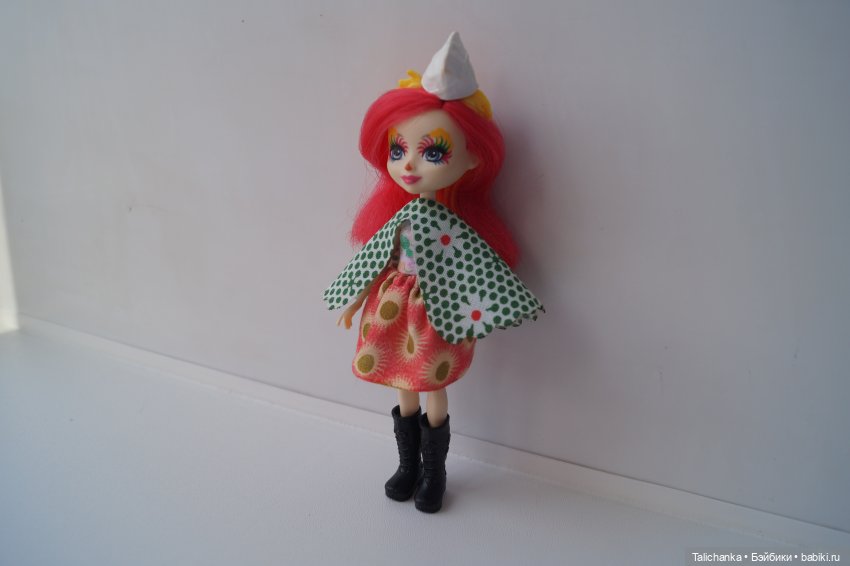 Выкройка юбочки и пелеринки для куклы Энчантималс