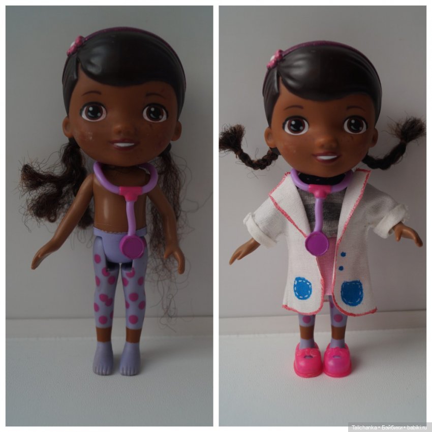 Четвёртая выписка апреля. Снова лечится мягкая игрушка. Доктор Плюшева обрела вторую косичку и наряд. Клей+сода лечит