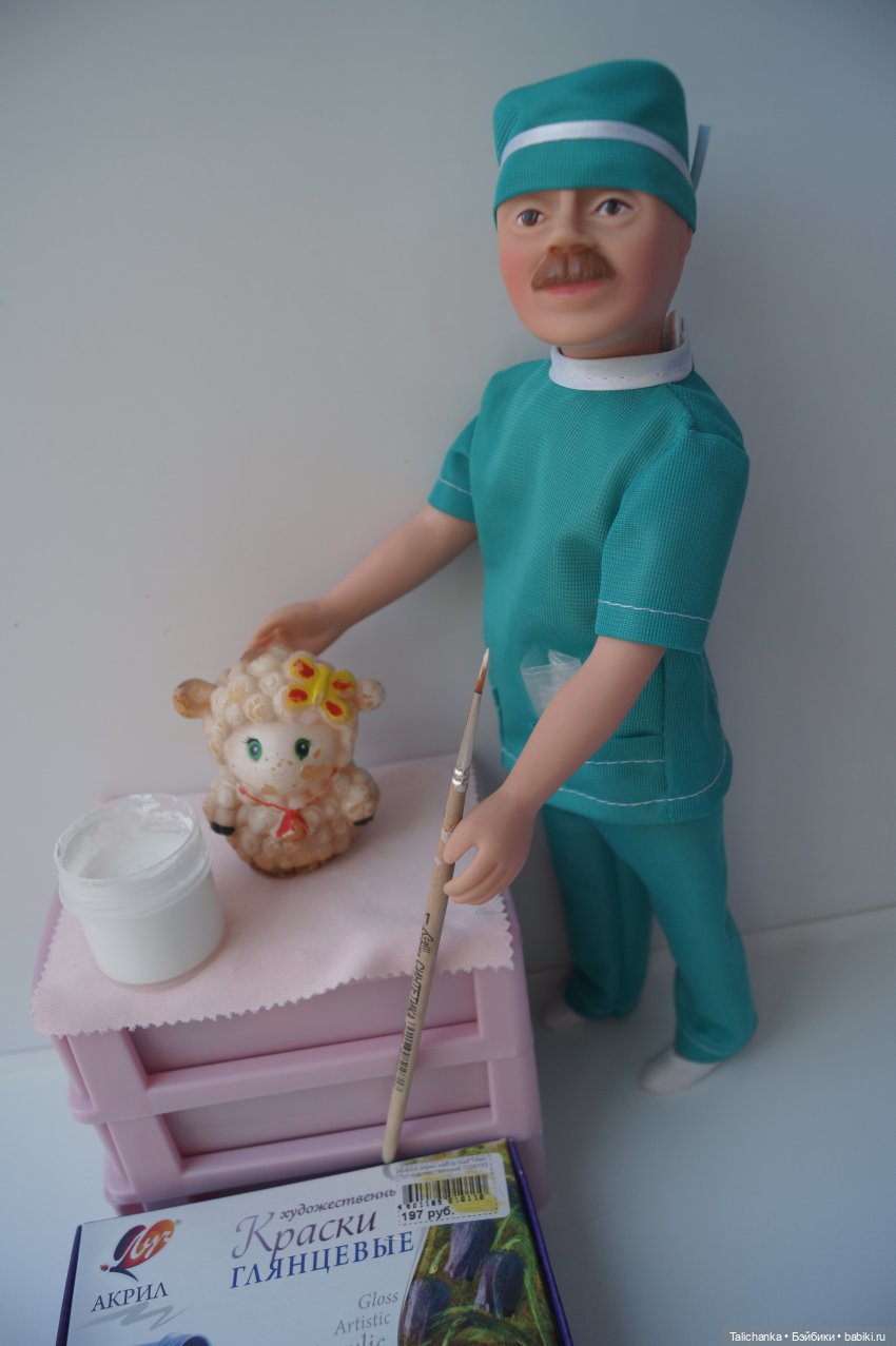 Третья майская выписка. Доктор Плюшева лечит плюшевую игрушку. Восстановление былой красоты малышки Сонечки. Возвращаем