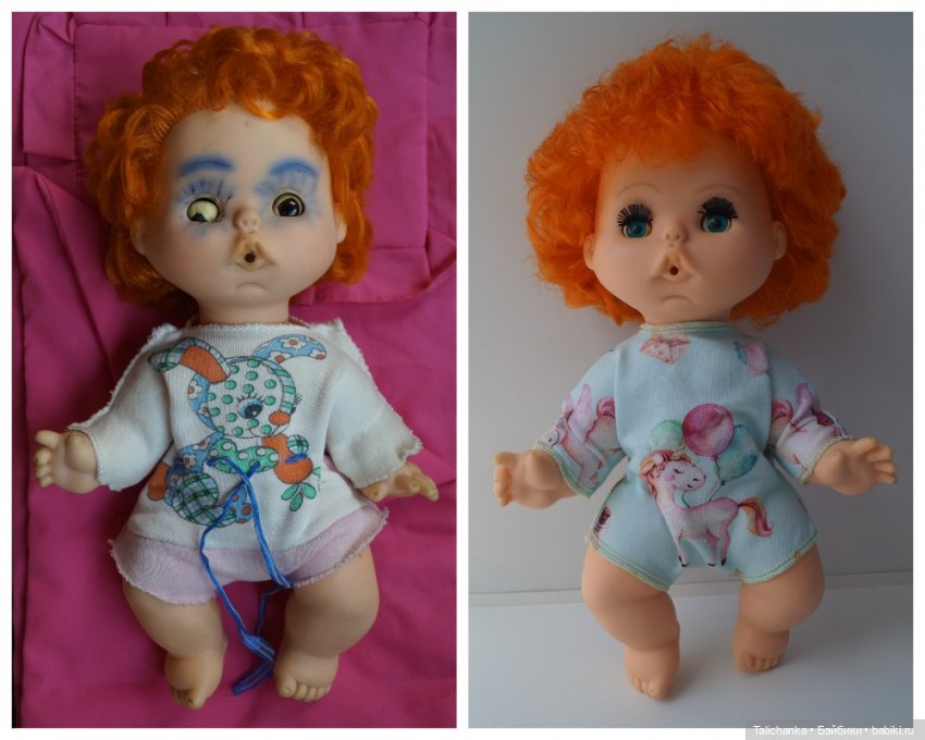 Третья майская выписка. Доктор Плюшева лечит плюшевую игрушку. Восстановление былой красоты малышки Сонечки. Возвращаем