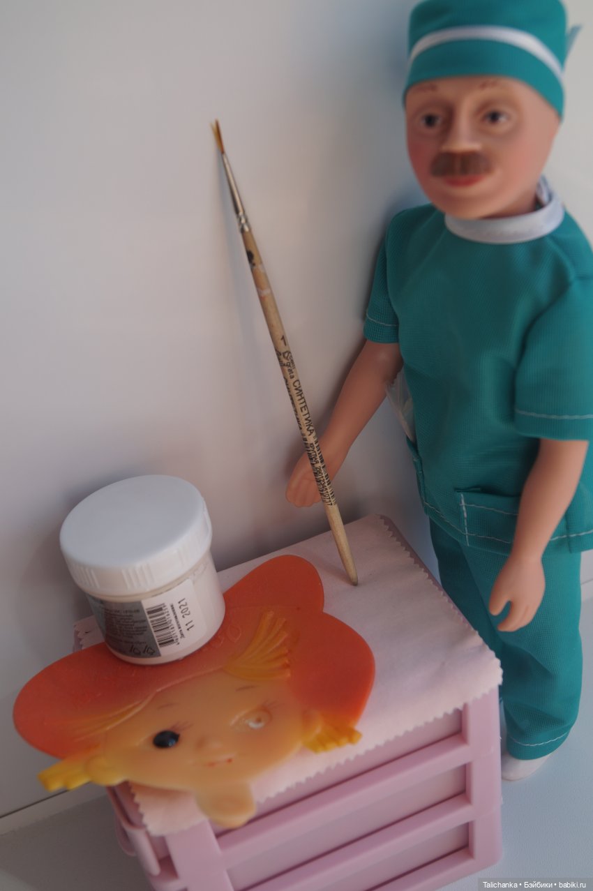 Первая выписка августа. Кукольная лечебница вновь работает. Как привести волосы в порядок, как собирать глазки, как