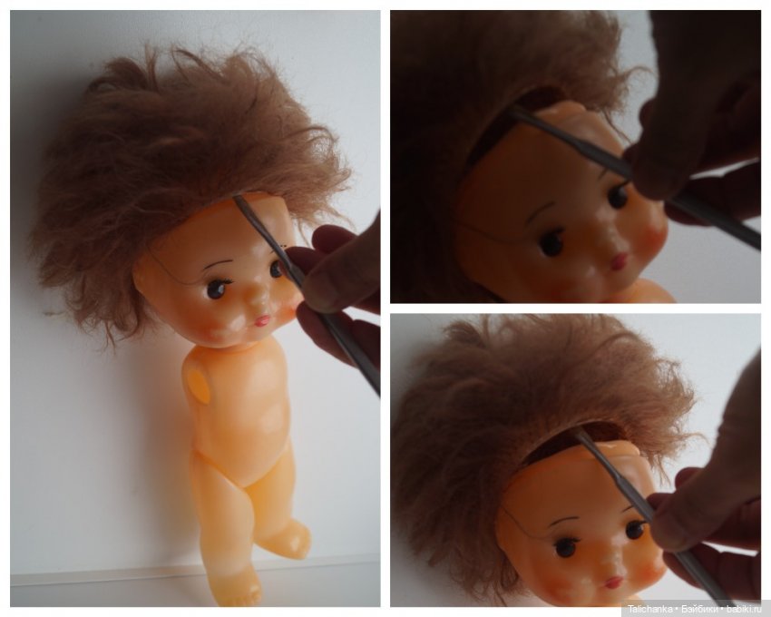 Первая выписка августа. Кукольная лечебница вновь работает. Как привести волосы в порядок, как собирать глазки, как