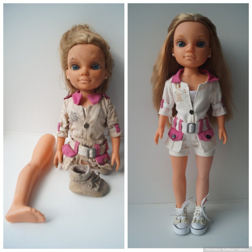 Четвёртая выписка сентября. Лечим Нэнси и возрождаем её костюм. Были головы - стали милые ляли