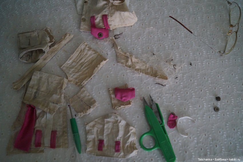 Четвёртая выписка сентября. Лечим Нэнси и возрождаем её костюм. Были головы - стали милые ляли