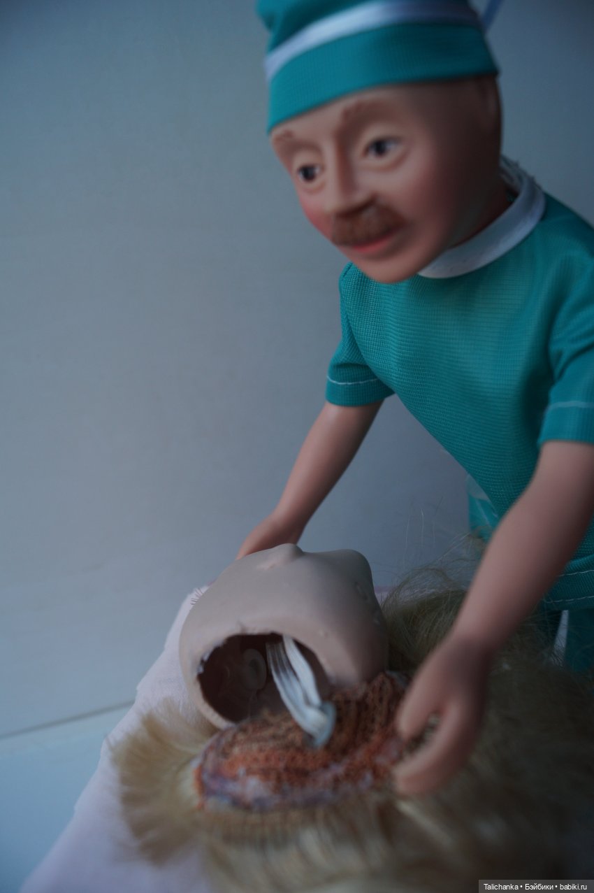 Первая выписка декабря Начинаю лечить новогодних героев Снова парик из ниток У Маруси появился брат