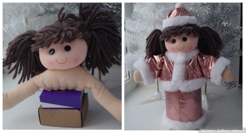 Четвёртая выписка декабря Голова деда Мороза и голова тряпичной куклы превратились в полноценных новогодних героев