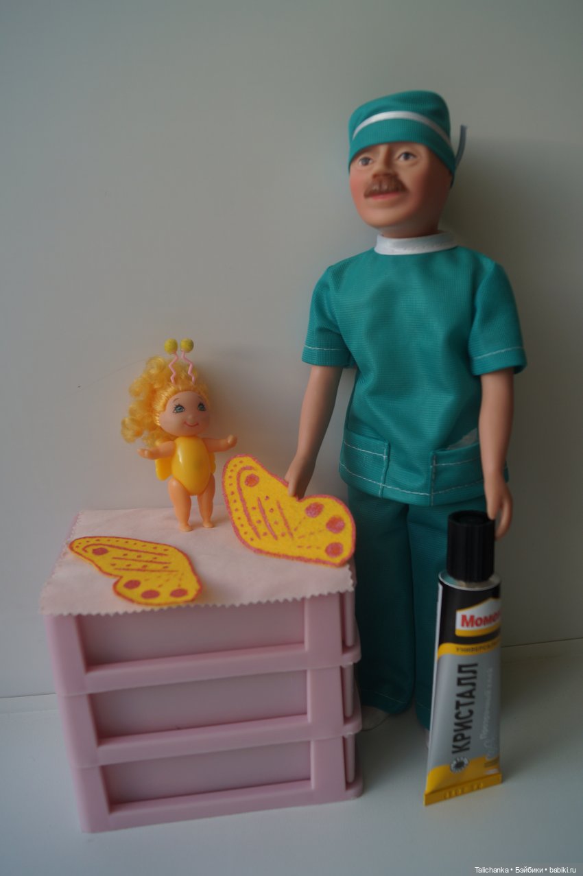 Первая выписка марта Лечение Королевы Шьём новые тела для малышей Перетяжка резинок Новые крылышки для бабочки