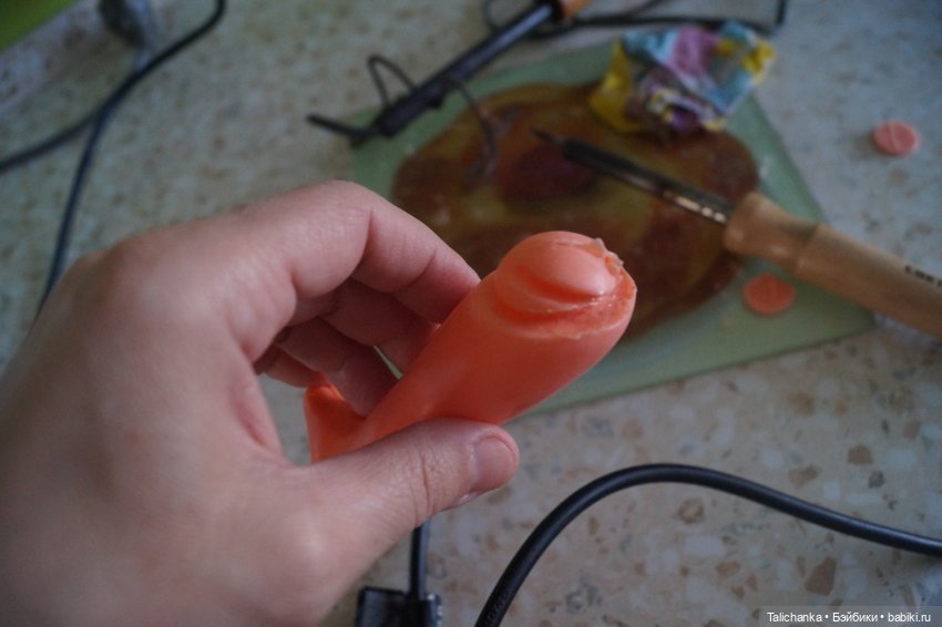 Третья выписка марта Паяем ножку чудика Возвращаем красоту волосам Убираем пластилин с лица (фото 10)