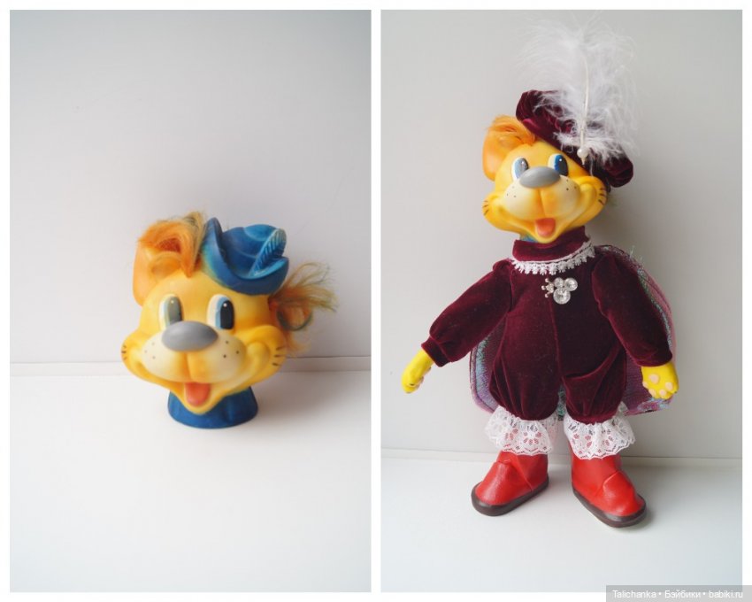 Вторая выписка апреля Выводим следы шариковой ручки Лепим лапки из пластики Кот в сапогах из одной головы Восстанавливаем