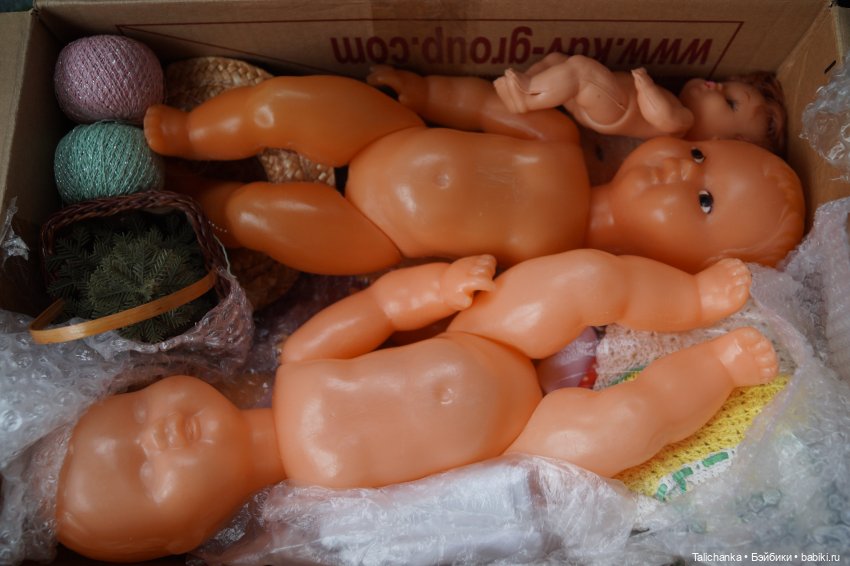 Распаковка посылочки с винтажными куколками (фото 2)