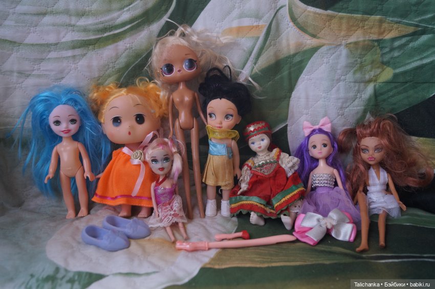 Распаковка большого пакета с куклами (фото 8)