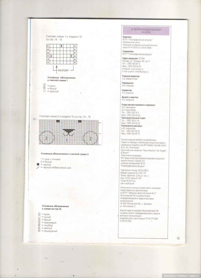 Журнал "Рукоделие для всех" экстра №2 за 2003 год + просьба о помощи с журналом Лола и опознанием коробки от куклы СССР