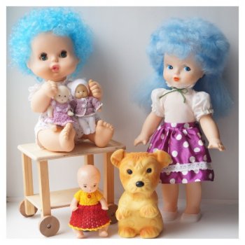 Пятая выписка августа Полная прошивка Иришки Кругозор Ремонт глазок Лепим ручки Малютке Возвращаем зрение пупсику и Куйбышевской Кате Ремонт столика