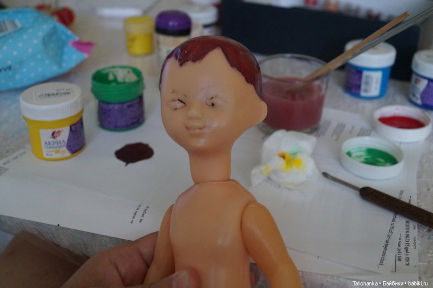Вторая выписка сентября Паяем носик пупсику Восстанавливаем мейк Ремонт глазика Из разных посылок собралась куколка