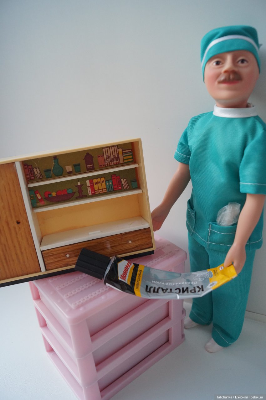 Третья выписка сентября Красим выгоревшую слонишку Чиним кукольную мебель СССР Отмываем ГДРочку Восстанавливаем волосики