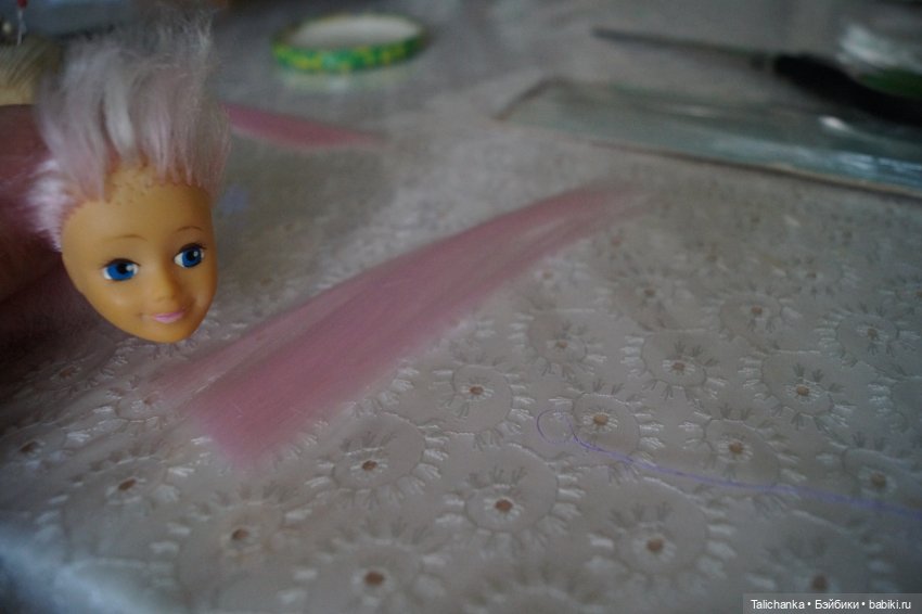 Первая выписка ноября Парикмахерские услуги: полная прошивка облысевших кукол частичная прошивка Вероники Кругозор и Снежаны